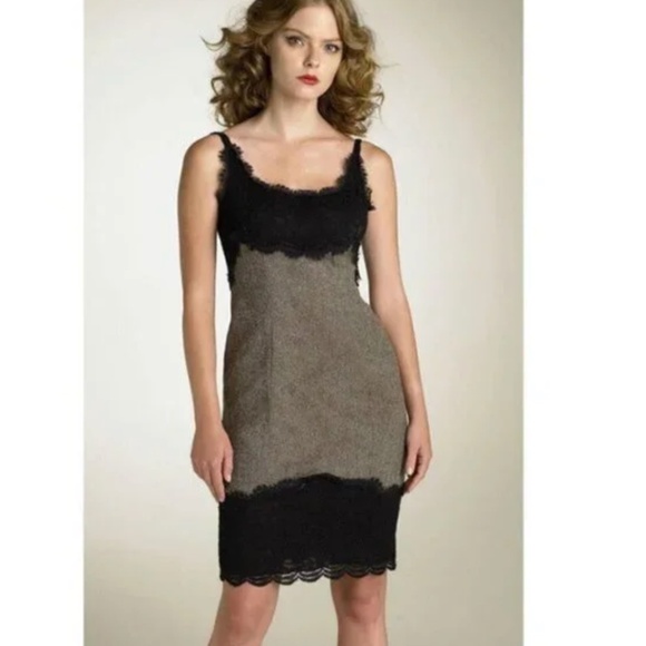 Diane Von Furstenberg Dresses & Skirts - Diane von Furstenberg Tweed Lace Sleeveless Olivette Dress. Size 6 NWOT